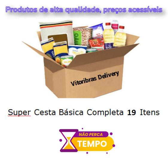 Super Cesta Básica de Alimentos 19 Itens