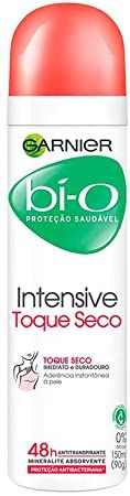 Desodorante Bí-O Toque Seco Feminino Aerosol, 150 ml, Garnier, Garnier, Branco