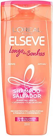 Shampoo L'Oréal Paris Elseve Longo dos Sonhos, 200ml