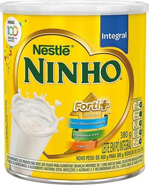 Leite Em Pó Ninho Integral 380g