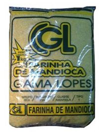 Farinha Mandioca Tipo 1 Amarela Fina Gama Lopes 1 Kg