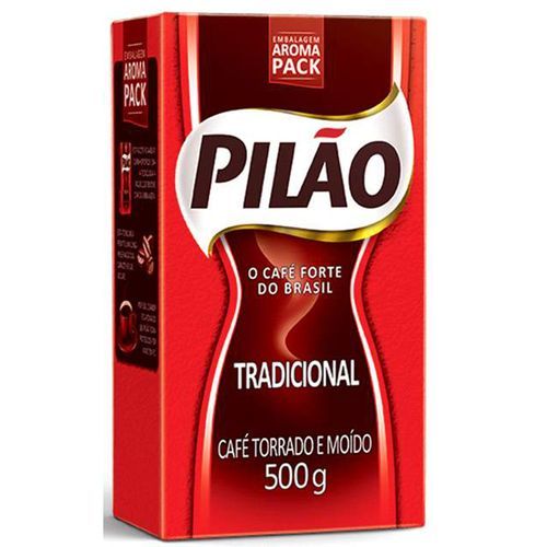 Pilão Café Torrado e Moído Tradicional 500 Gr