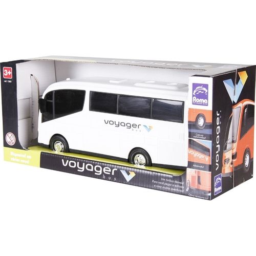 Ônibus de Passeio Brinquedo Voyager Bus Branco - Roma