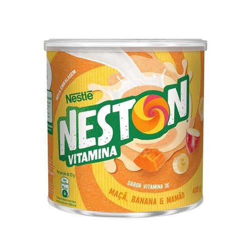 Cereal Infantil, Neston, Vitamina Maçã Banana e Mamão, 400g