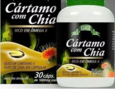 Oleo De Cartamo Com Chia 30 Caps / Potente Emagrecedor Natural