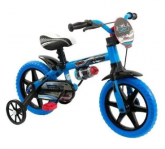 Bicicleta infantil Nathor Aro 12 Veloz aro 12 freio tambor cor azul com rod