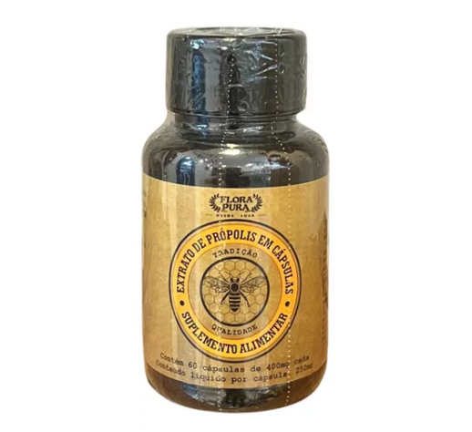 Extrato De Propolis Caps 400mg / Antibiótico natural