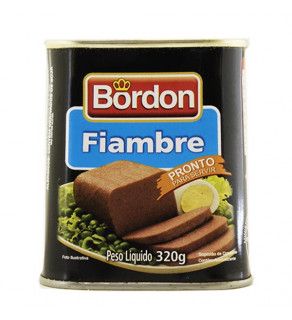 Carne Conserva Fiambre Corte Bordon 320 Gr