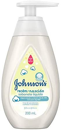 Sabonete Líquido Recém-Nascido, Johnson's, 200ml