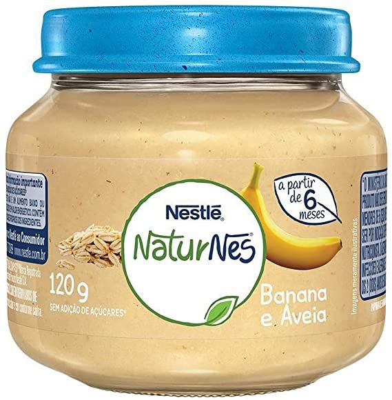 Papinha, Banana com Aveia, Nestlé, 120g