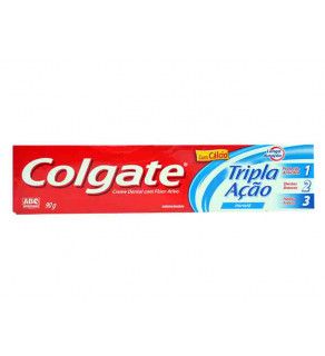 Creme Dental Colgate Tripla Ação Hortela 90 Gr