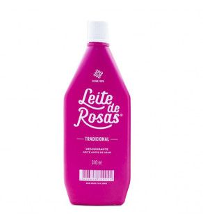 Leite Corporal Limpeza 310Ml Tradicional Unit, Leite de Rosas