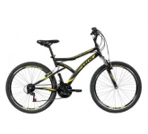 Mountain bike Caloi Lazer Andes 2017 aro 26 M 21v freios v-brakes câmbios Caloi Indexado cor preto