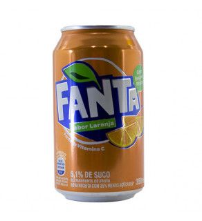 Refrigerante Fanta Laranja em Lata 350 Ml