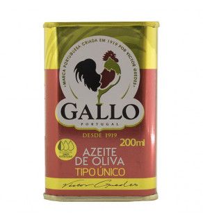 Azeite Oliva Puro Gallo Lata 200 Ml