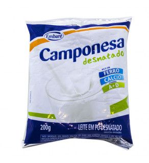 Leite Pó Desnatado Camponesa 200 Gr