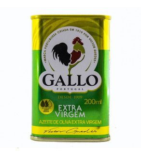 Azeite Oliva Extra Virgem Gallo Lata 200 Ml