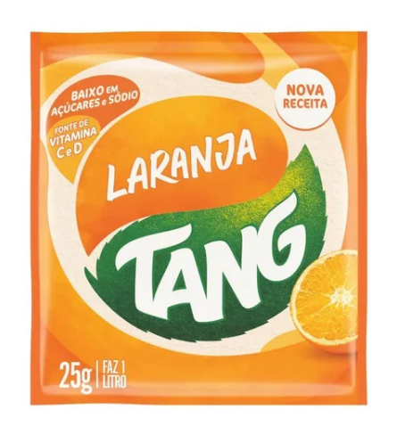 Refresco Em Pó Tang De Laranja 25g