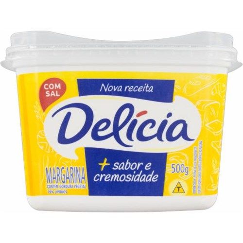 Margarina Delícia com Sal 500G